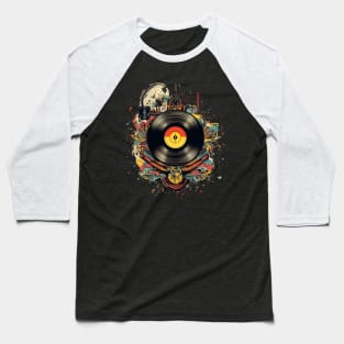 Vinyl  Music Vinyl Record Lovers Collectors Baseball T-Shirt